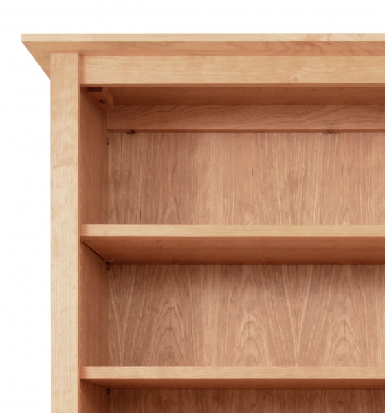Canterbury Bookcase 4Cherry Maple Corner Woodworks